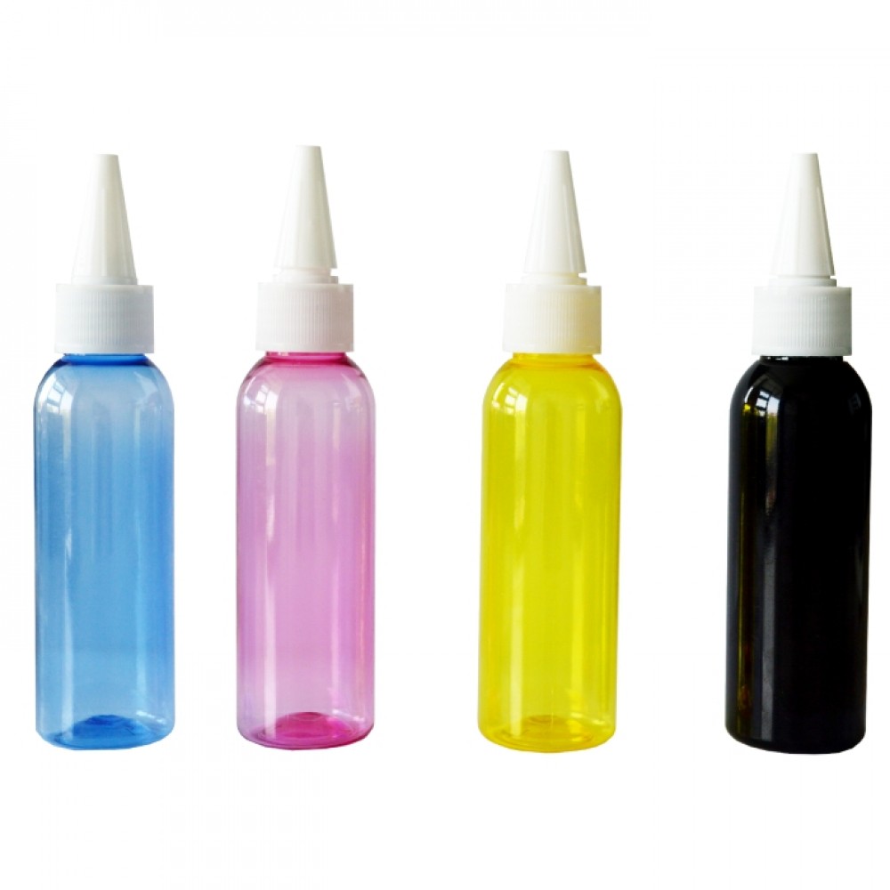 Botol PET 4 Warna 100ml Kemasan Tinta Refill Printer