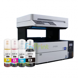 BUNDLING Printer Epson EcoTank L6490 Wireless Duplex (Print-Scan-Copy) Fax with ADF With Compatible Ink