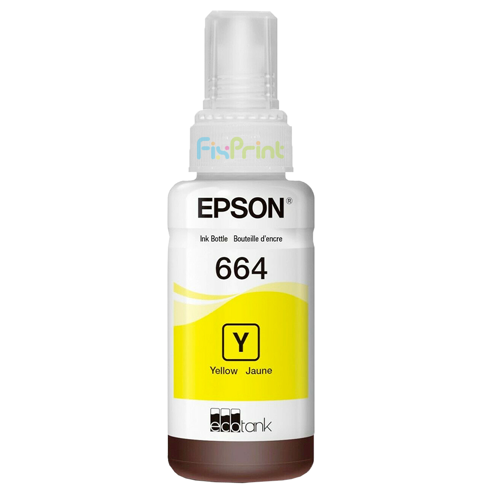 Tinta LOOSEPACK 664 t6644 Yellow 70ml (Tanpa Box), Tinta Refill Printer L380 L650 L460 L465 L480 L485 L605 L405 L455 L385 L805 L110 L210 L350 L800 L1300 L1800 L365 L310 L360 L220 L565 L120 L355 L550 L555 L100 L200 Original Epson